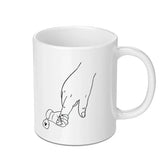 Artistic Hand Holding Chess Piece Design Mug product